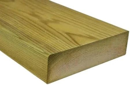 4.8m x 200 x 47mm (8X2) Treated Timber Joist | C16 / C24 Grade Regularised