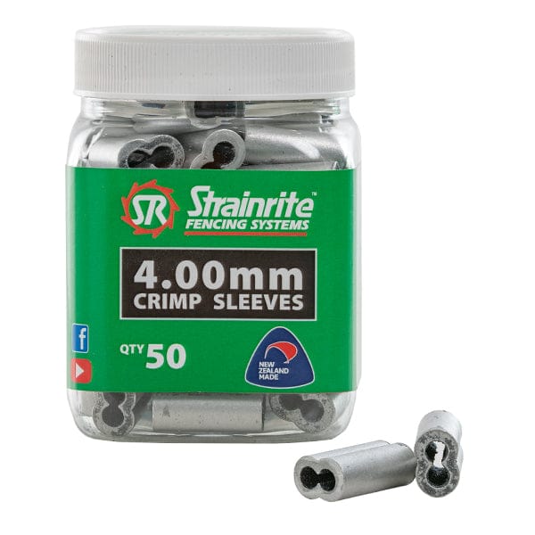 Crimp sleeve to suit 3.55 - 4.00mm per 50