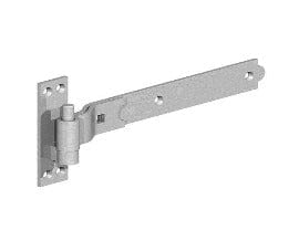 GM Cranked Band & Hook on Plt  12" 300MM GALV P38 Per Pair