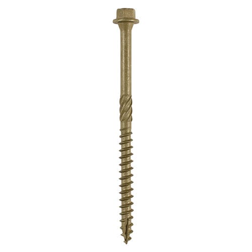 Timco - Hex Head Timber Screw - Green 6.7 x 100 - 6 PCS